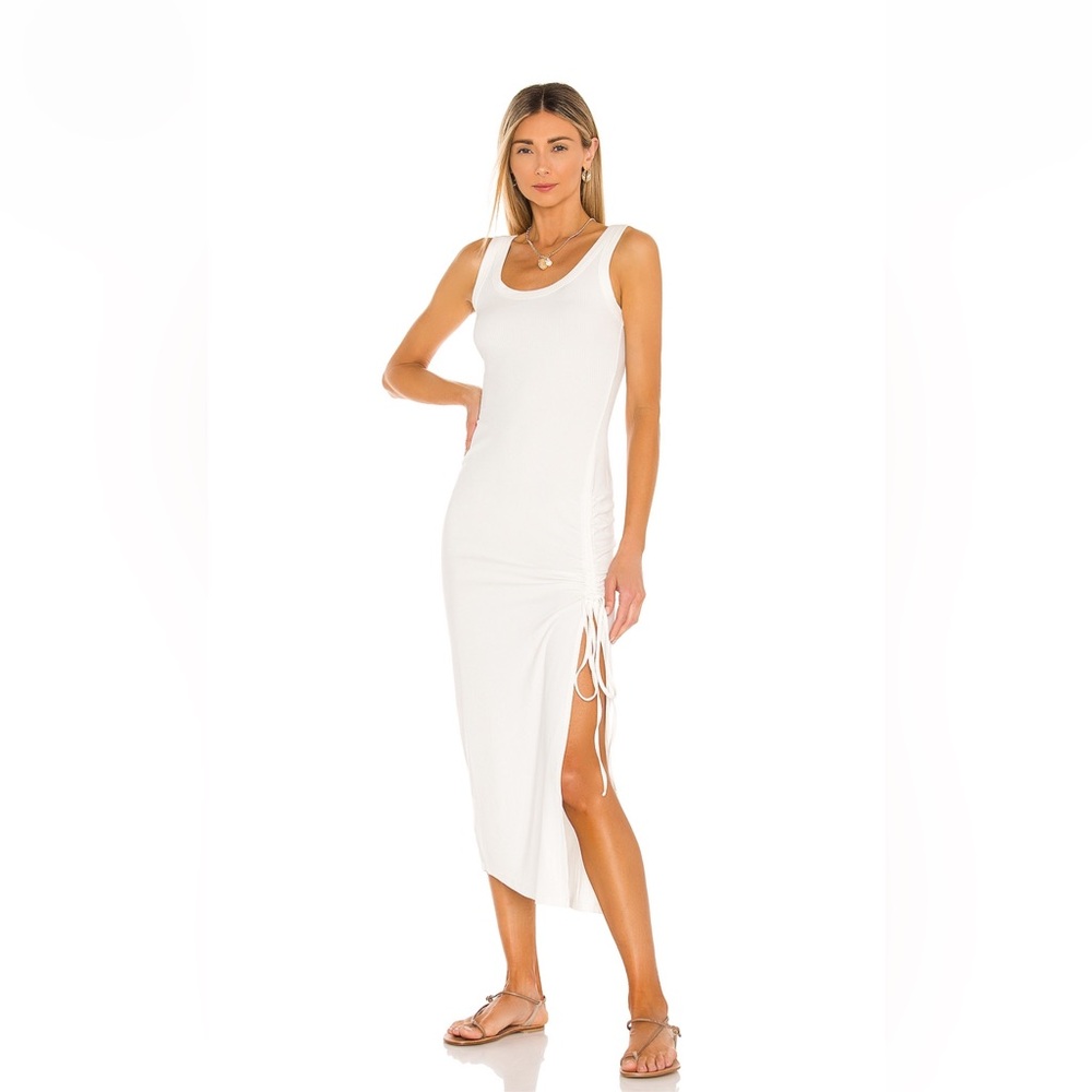 L*Space Sandpiper Ribbed Midi Dress, NWT